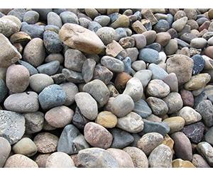 GABIONA - Pierres gabions - 1000 kg de galets de mer du Nord Ø 60-80 mm - À remplir pour gabions avec maillage jusqu'à 5 x 10 cm