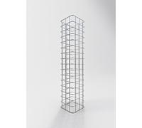GABIONENSÄULE rectangulaire 17 x 17 cm-Hauteur : 80 cm, Largeur de Maille 5 x 5 cm-gabione Colonne