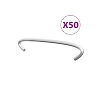 Gabionhaken 50 st 10 cm gegalvaniseerd staal145615