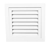 Gable Vent 35x35cm Aluminum Alloy Wall Vent Cover | Enhanced Ventilation for Hotels/Offices/Bedrooms | Weather - Resilient Louvered Design with Screen