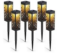 gabless Lampe solaire exterieur, lumiere 6 Pièces de jardin, decorative IP65 Étanche, lanterne solaire Pour Chemin Terrasse