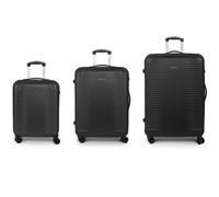 Gabol Balance XP 4 roulettes Set de valises 3 pièces avec soufflet d'extension gris