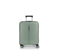 Gabol Brooklyn Valise de cabine rigide extensible 55 x 40 x 22/25 cm - Bagage à main léger 2,8 kg avec capacité jusqu'à 47,4 l - 4 roues doubles 360° et serrure TSA - Design espagnol - Vert