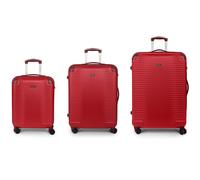 Gabol Ensemble de bagages rouge foncé, Taille One Size