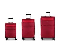 Gabol Ensemble de bagages rouge, Taille One Size