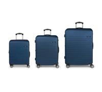 Gabol Escape 4 roulettes Set de valises 3 pièces avec soufflet d'extension azul (TAS020360)