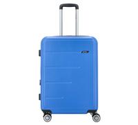 Gabol Future Plus 4 roulettes Trolley 66 cm avec soufflet d'extension bleu