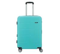 Gabol Future Plus 4 roulettes Trolley 66 cm avec soufflet d'extension vert