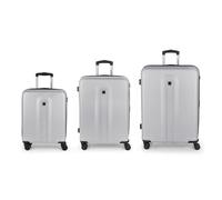 Gabol Juego 3 Set de valises à 4 roulettes 3pcs. couleur argent