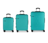 Gabol Juego 3 Set de valises à 4 roulettes 3pcs. vert
