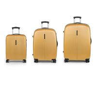 Gabol Paradise XP 4 roulettes Set de valises 3 pièces avec soufflet d'extension mustard (123301-027)