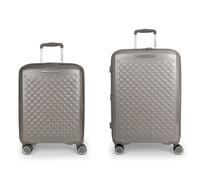 Gabol Queens 4 roues Set de valises 2 pièces avec soufflet d'extension gris