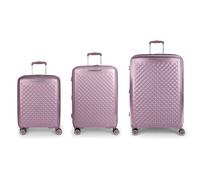 Gabol Queens 4 roulettes Set de valises 3 pièces avec soufflet d'extension violet