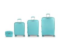 Gabol Queens 4 roulettes Set de valises 4 pièces avec soufflet d'extension vert