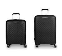 Gabol Queens 4 roulettes Set de valises 2 pièces avec soufflet d'extension noir