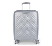 Gabol Queens 4 roulettes Trolley de cabine S 54 cm avec soufflet d'extension plata (TAS034977)