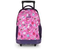 Gabol Sac à dos à roulettes STICKER, fuchsia, Medidas: 34x46x20 cm