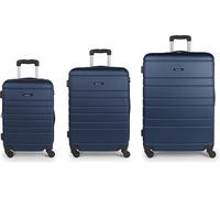 Gabol Suitcase Set - Zero - Cabin + Medium + Large Travel suitcases - Dark Blue