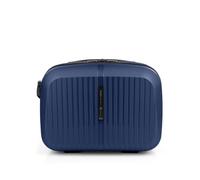 Gabol - Trousse de voyage rigide Brooklyn 35 x 27 x 17 cm - Poids 0,8 kg avec capacité 13,8 l - Attache à valise et sangle réglable - Design espagnol en polypropylène et intérieur recyclé RPET - Bleu