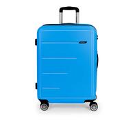 Gabol Future Plus 4 roulettes Trolley 66 cm avec soufflet d'extension bleu