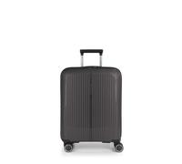 Gabol Valise de cabine rigide extensible Brooklyn 55 x 40 x 22/25 cm - Bagage à main léger 2,8 kg avec capacité jusqu'à 47,4 l - 4 roues doubles 360° et serrure TSA - Design espagnol, gris, 55x40x22