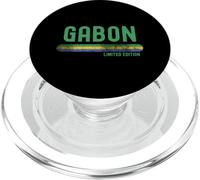 Gabon Flag | Gabonese Vintage Distressed PopSockets PopGrip pour MagSafe