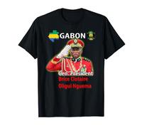 Gabon : Général - Président Brice Clotaire Oligui Nguema T-Shirt