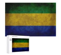 Gabon - Puzzle De Table pour Adultes, 1000 PCS, Activité De Fête du Nouvel an, avec Une Image Décorative Une Fois Terminé