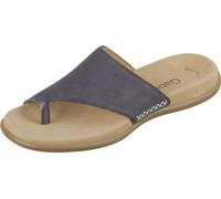 Gabor 03-700 Chaussures Femmes Mules Séparateur d'orteils Nubuck, Taille:41, Couleur:Bleu