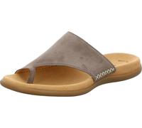 Gabor 03-700 Chaussures Femmes Mules Séparateur d'orteils Nubuck, Taille:41, Couleur:Gris