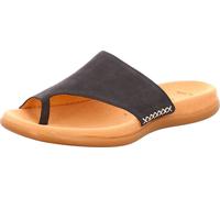 Gabor 03-700 Chaussures Femmes Mules Séparateur d'orteils Nubuck, Taille:44, Couleur:Bleu