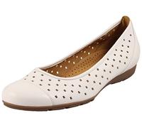 Gabor 24.169.21, Ballerines Femme - Blanc (White Leather), 37.5 EU