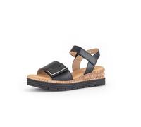 Gabor, 42.700 Foulardcalf, Femme Sandale noir lisse EU37 UK4-37 EU