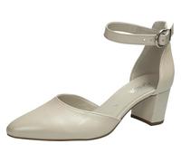 Gabor 81.340.60 Escarpins en cuir lisse pour femme Blanc Taille 35, Blanc., 41 EU