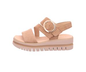 Gabor - Amarillo Wedge Sandal - Femme - Chaussures - Brun - Taille: 39 EU
