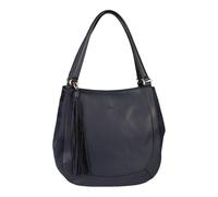 Gabor bags Aki Sac à bandoulière zippé pour femme Bleu Grand format, bleu, L, Moderne