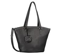 Gabor bags Layla Sac à bandoulière pour femme avec fermeture éclair Grand format, Noir, L, Moderne