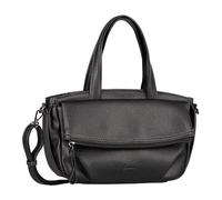 Gabor bags Mabel Shopper Sac bandoulière zippé pour femme Taille moyenne, Noir, m, Moderne
