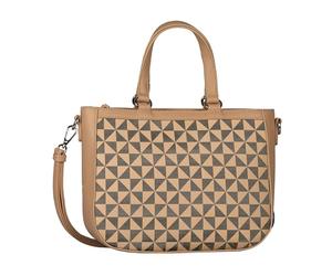 Gabor bags Meria Sac à bandoulière avec fermeture éclair pour femme Noir Taille M, Noir, Moderne