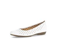 Gabor Ballerines classiques pour femme, Blanc 21, 40.5 EU