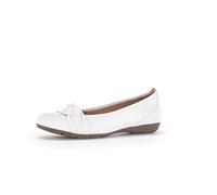 Gabor Ballerines classiques pour femme, Blanc 21, 42.5 EU