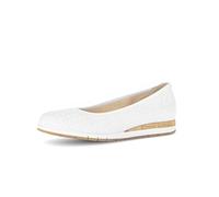 Gabor Ballerines classiques pour femme, Blanc 60, 40.5 EU