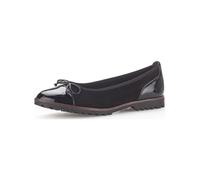 Ballerines marine en cuir femme Gabor Noir 40,5