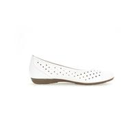 Gabor - Ballerines Perforées - Femme - Chaussures - Blanc - Taille: 40 EU