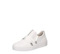 GABOR Baskets basses argent / blanc, Taille 38