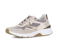 GABOR Baskets basses crème / or / blanc, Taille 44