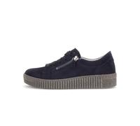 Gabor Baskets basses pour femme 6010.02 largeur F fermeture éclair, Bleu foncé So Anthr, 42 EU