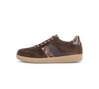 Gabor Baskets basses pour femme - 6011.02 - Largeur F - Lacets, Chocolat, 38 EU