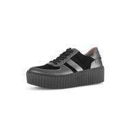 Gabor Baskets basses pour femme, Argent vieilli noir 17, 39 EU