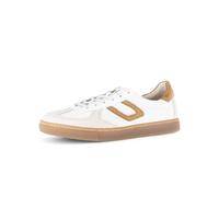 Gabor Baskets basses pour femme, baskets pour femme, largeur supplémentaire confortable (H), Offwh Walnut Kombi 60, 43 EU Weit